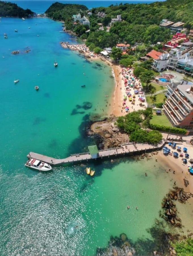 Apartamento Frente Mar Com 02 Suites Бомбиньяс Экстерьер фото